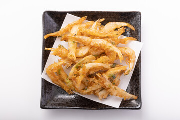 富山県特産　白海老の磯辺揚げ