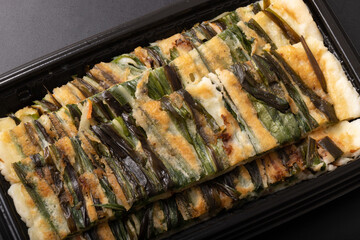 イカゲソとニラのチヂミ