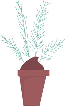 Houseplant Home Decor Illustration