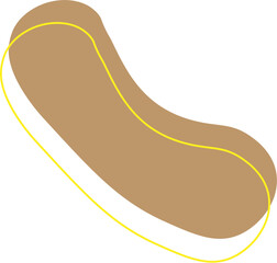 Abstract Illustration boho shape