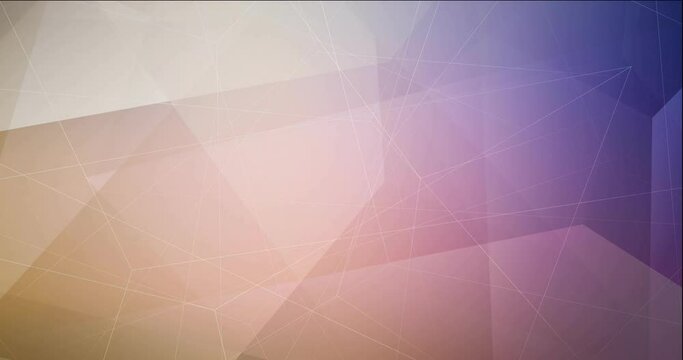 4K looping dark pink, yellow video with polygonal materials. Trendy vibrant holographic clip in halftone style. Clip for mobile apps. 4096 x 2160, 30 fps. Codec Photo JPEG.