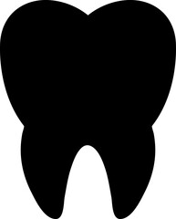Tooth icon vector illustration on white background..eps
