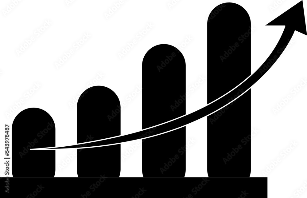 Poster seo growth transparent icon. seo growth symbol design from seo collection. simple element vector ill