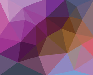 Obraz premium vector color abstract background with triangles