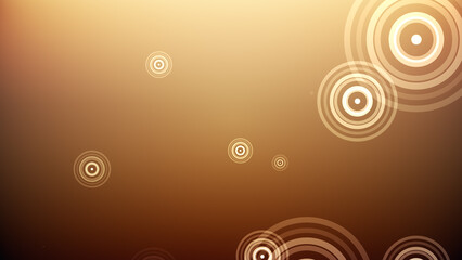 カラフルな背景に円が湧き出る