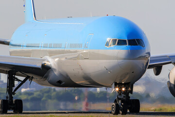 airplane at the airport