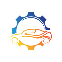 Car logo template vector icon