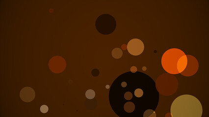 カラフルな背景に円が湧き出る