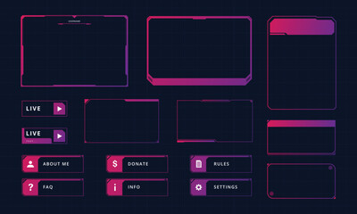 Gaming panel overlay