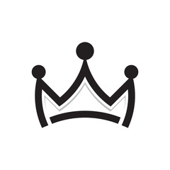 Crown logo template vector icon © wiryono