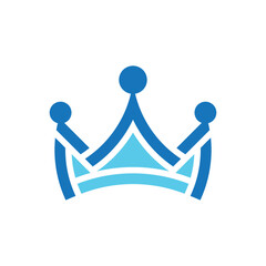 Crown logo template vector icon © wiryono