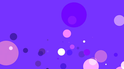 カラフルな背景に円が湧き出る