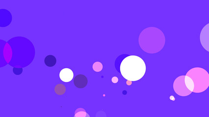 カラフルな背景に円が湧き出る