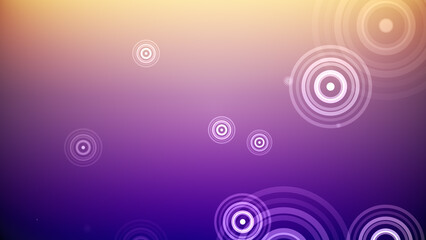 カラフルな背景に円が湧き出る