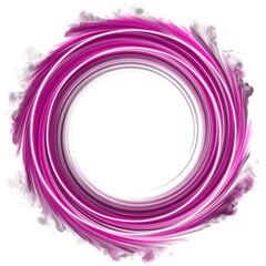 pink abstract circle frame element