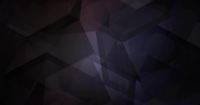 4K looping dark gray footage with colorful hexagons. Colorful fashion clip with gradient hexagons. Flowing design for presentations. 4096 x 2160, 30 fps.