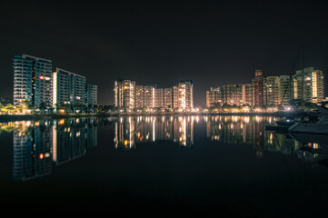 Naklejka premium city skyline