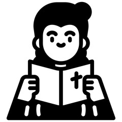 bible solid icon