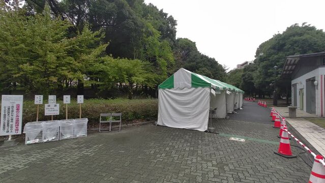 東京　江東区民まつり　準備　2022年