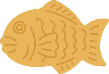 たい焼きのイラスト