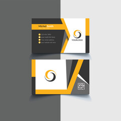 Modern professional business card template  design vector - obrazy, fototapety, plakaty