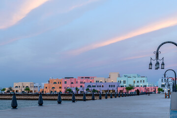 Old Doha port redevelopment into Mina district Box Park Qatar 