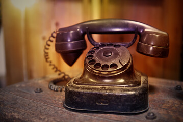 vintage rotary telephone
