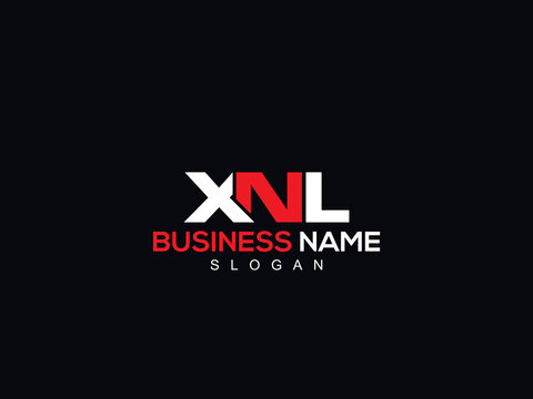 Colorful XNL Three Letter Logo Design
