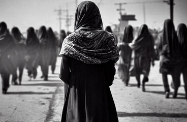 Mujer Iraníes en protesta