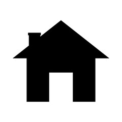 house icon in trendy flat style