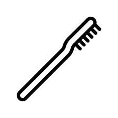 toothbrush icon in trendy flat style