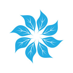 Green leaf logo ecology nature element vector icon