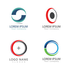 Circle logo template vector design