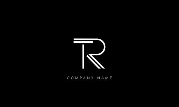 TR, RT Abstract Letters Logo Monogram