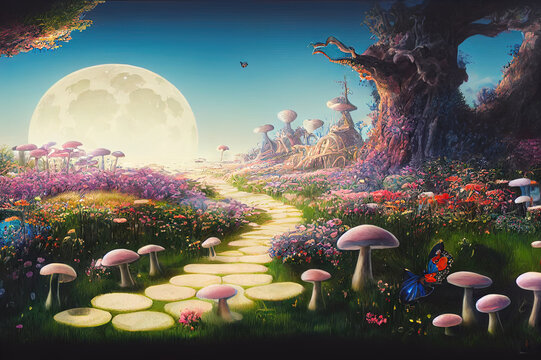 Alice Wonderland Background Images – Browse 4,900 Stock Photos, Vectors,  and Video
