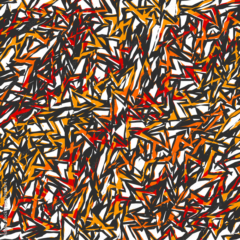 Poster abstract background with colorful seamless rough lines pattern
