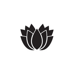 Beauty Vector lotus flowers design logo Template icon