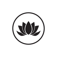 Beauty Vector lotus flowers design logo Template icon