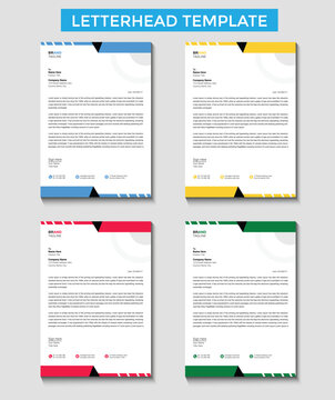 Professional Modern business letterhead design