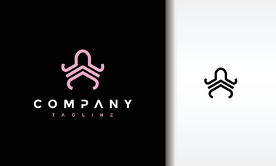 simple octopus logo