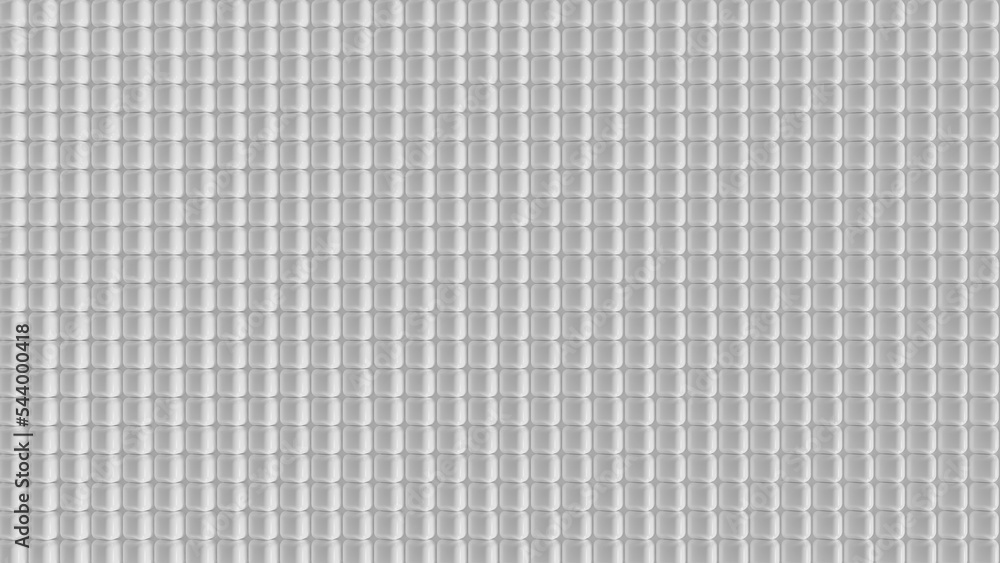 Poster white background with cube. 3d rendering