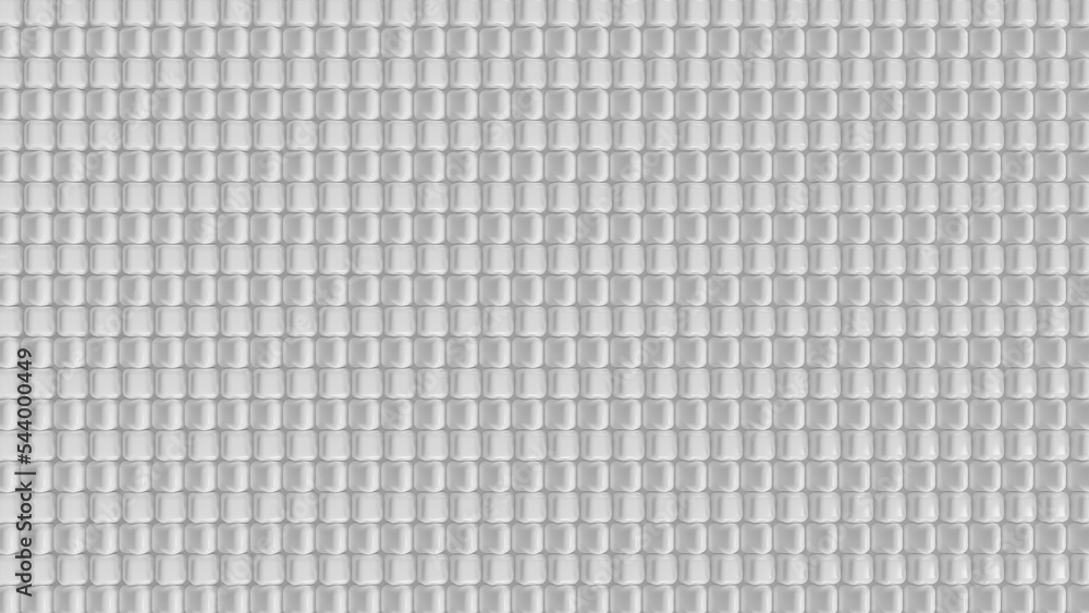 Poster white background with cube. 3d rendering