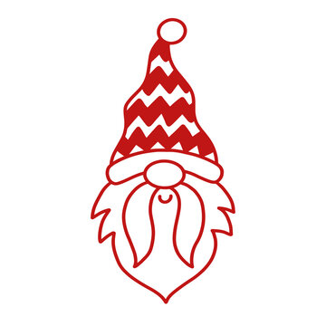 recommend clip art: Vector Garden Gnome Character silhouette