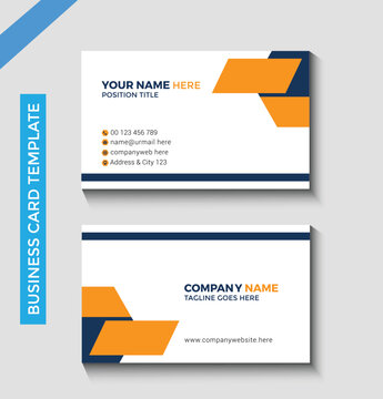 Professional business card template design
