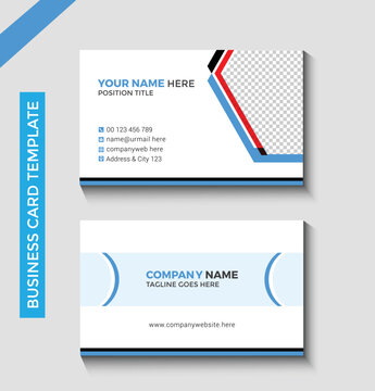 Corporate business card design template