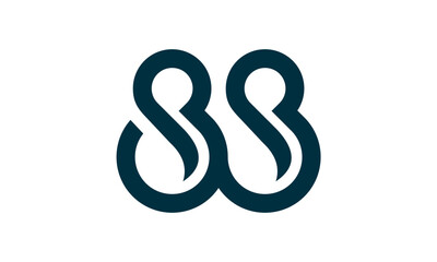 abstract of 88 logo template