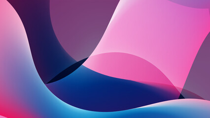 abstract blue pink 3d technology wallpaper background with blurred gradient texture vector. Fluid gradient background vector. Modern wallpaper design for social media, idol poster, banner, flyer.