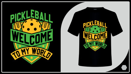 Pickleball T-Shirt Design