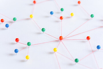 Linking entities, Blockchain, social media, Communications Network, The connection between the two...