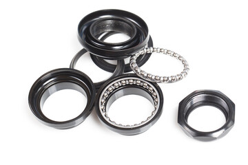 bicycle head tube and steering column bearing